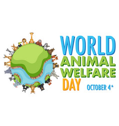 World Animal Welfare Day Concept