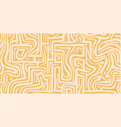 Yellow And Brown Pattern On White Background