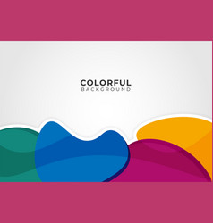 Abstract Background With Colorful Rounded Shapes