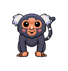 Cute Pygmy Marmoset Monkey Cartoon