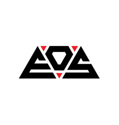 Eos Triangle Letter Logo Design With Triangle