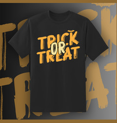 Trick Or Treat Halloween Party T-shirt Design