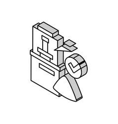 Wheat Quality Assessment Isometric Icon