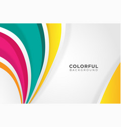 Colorful Background With Abstract Shapes