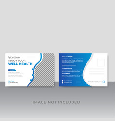 Modern Medical Postcard Design Template