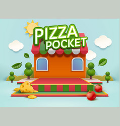 Pizza Product Display Background