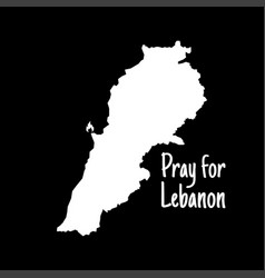 Pray For Lebanon For Beirut Lebanon Map