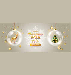 Merry Christmas Sale Promotion Poster Banner