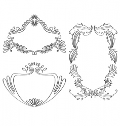Decorative monogram Royalty Free Vector Image - VectorStock