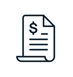 Invoice Line Icon