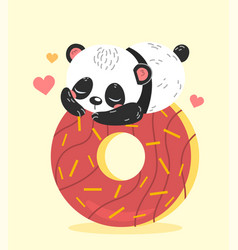 Panda On Donut