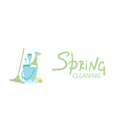 Spring Cleaning Banner Template Equipment