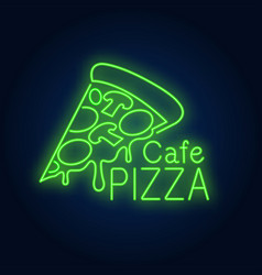 Cafe Pizza Neon Sign