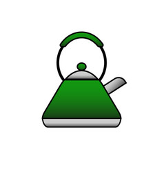 Kettle Icon On White Background