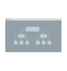 Monitor Screen With Architecture Diagram