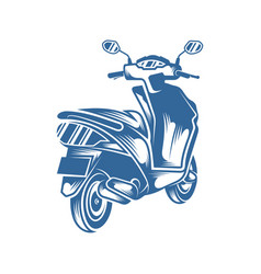 Motorcycle Logo Design Template Scooter Matic