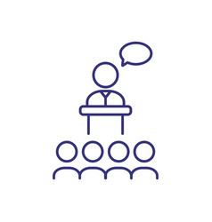 Conference Line Icon