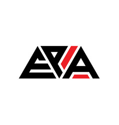 Epa Triangle Letter Logo Design With Triangle