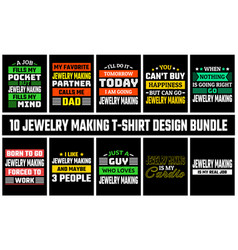 Jewelry Making T Shirt Design Set