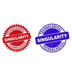 Technological Singularity Rounded And Rosette