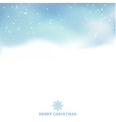 Christmas Winter Snow Textarea Template