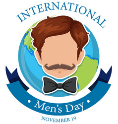 International Mens Day For Poster Or Banner Design