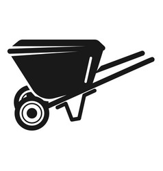 Garden Wheelbarrow Icon Simple Style