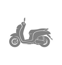 Motorcycle Logo Design Template Scooter Matic