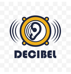 Decibel Logo Isolated On White Background