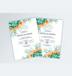 Flower Design For Wedding Invitation Card