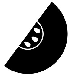 Honeydew Melon Glyph Icon Fruit