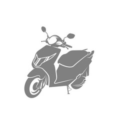 Motorcycle Logo Design Template Scooter Matic