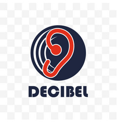 Decibel Logo Isolated On White Background