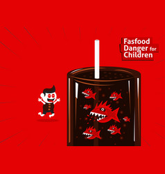 Fastfood Danger For Children With Animal Trap