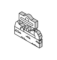 Commercial Landscape Isometric Icon