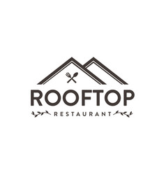 Abstract House Roff Logo Rooftop Cafe