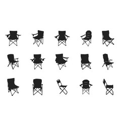 Camping Chair Silhouette Svg