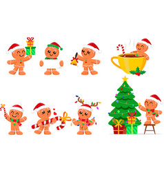 Christmas Gingerbread Man Collection Set