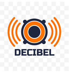 Decibel Logo Isolated On White Background