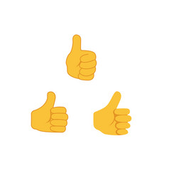 Yellow Like Icon Hand Like Thumb Up