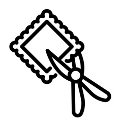 Haberdashery Cutting Icon Outline Style