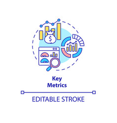 Key Metrics Concept Icon