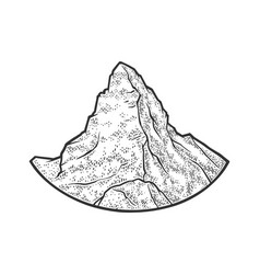 Matterhorn Mountain Sketch