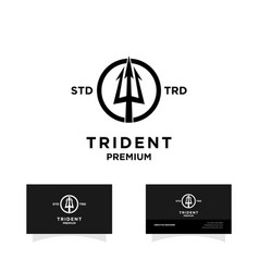 Trident Vintage Logo Design