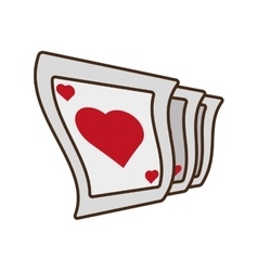 Cartoon Pocker Playing Card Magician