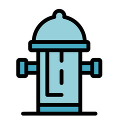 City Water Bomb Icon Color Outline