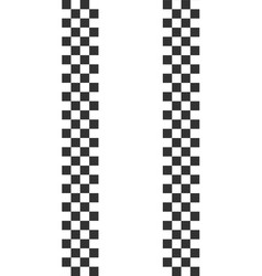 Race Flag Or Chessboard Vertical Banner With