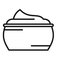 Cream Jar Mask Skin Icon Outline Korean