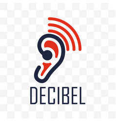 Decibel Logo Isolated On White Background