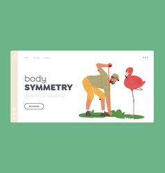 Ornithologist Scientist Landing Page Template Zoo